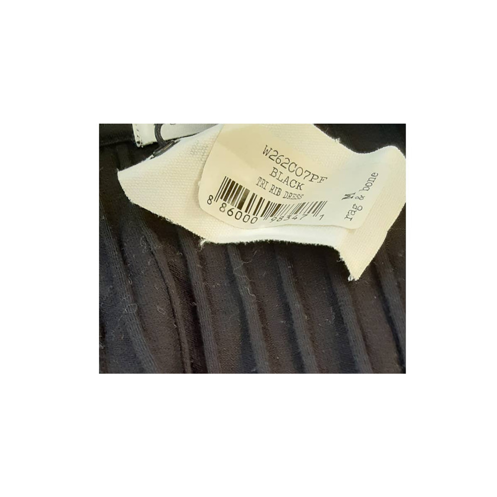 NWT rag & bone Rib Tank Midi Dress Jersey Open Back Black Offers Stretch XS. - Picture 6 of 6
